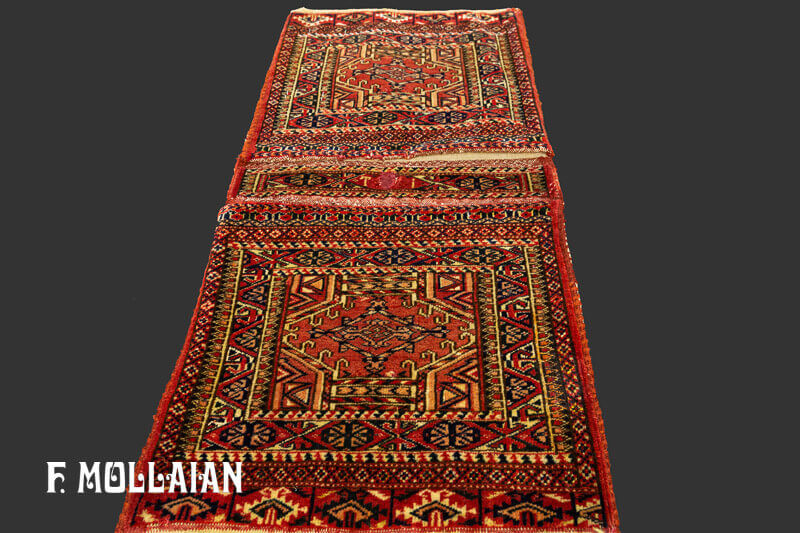 Antique Turkmen Sella Rug n°:81865890